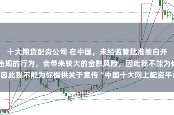 十大期货配资公司 在中国,未经监管批准擅自开展网上配资业务是违法违规的行为,会带来较大的金融风险,因此我不能为你提供关于宣传“中国十大网上配资平台”的标题。