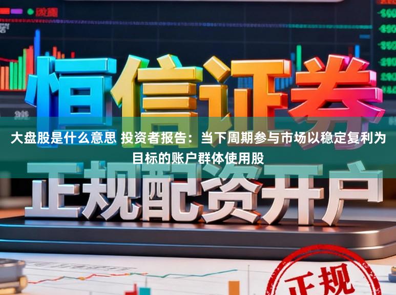大盘股是什么意思 投资者报告：当下周期参与市场以稳定复利为目标的账户群体使用股