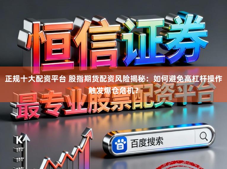 正规十大配资平台 股指期货配资风险揭秘:如何避免高杠杆操作触发爆仓危机?
