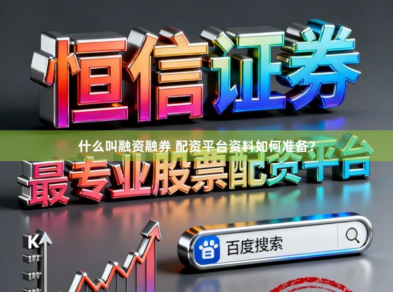 什么叫融资融券 配资平台资料如何准备？